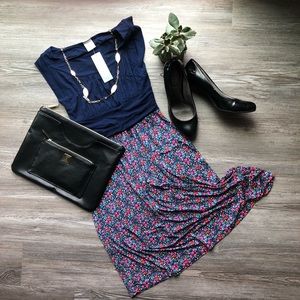 NWT StichFix Kaileigh Kamilla dress Sz S blue